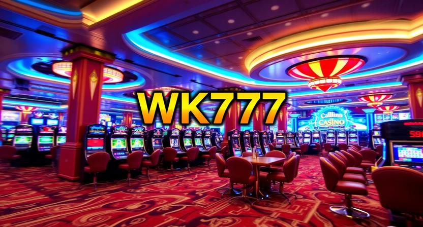 Variety of slot machines available on WK777